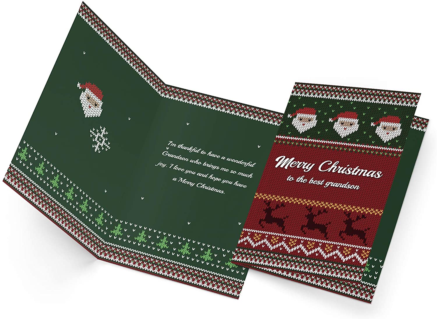 Christmas Card For Grandson