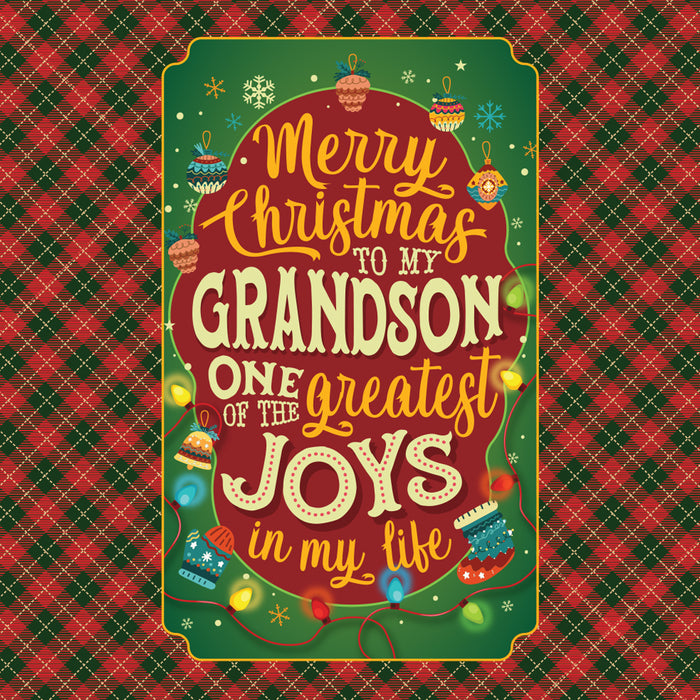 Christmas Card For Grandson
