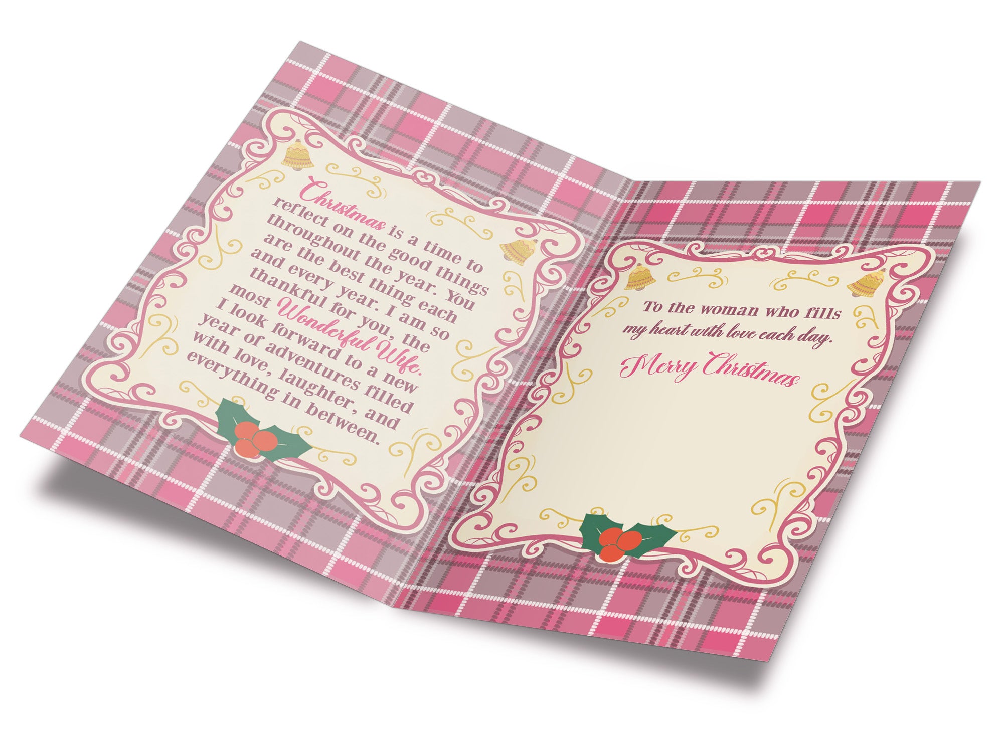 Christmas Card For Wife