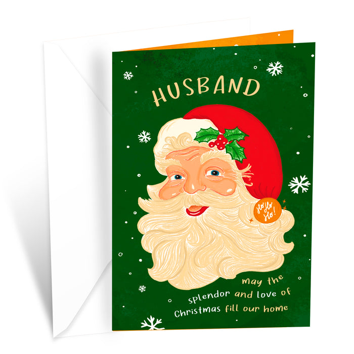 Merry Christmas Card For Husband