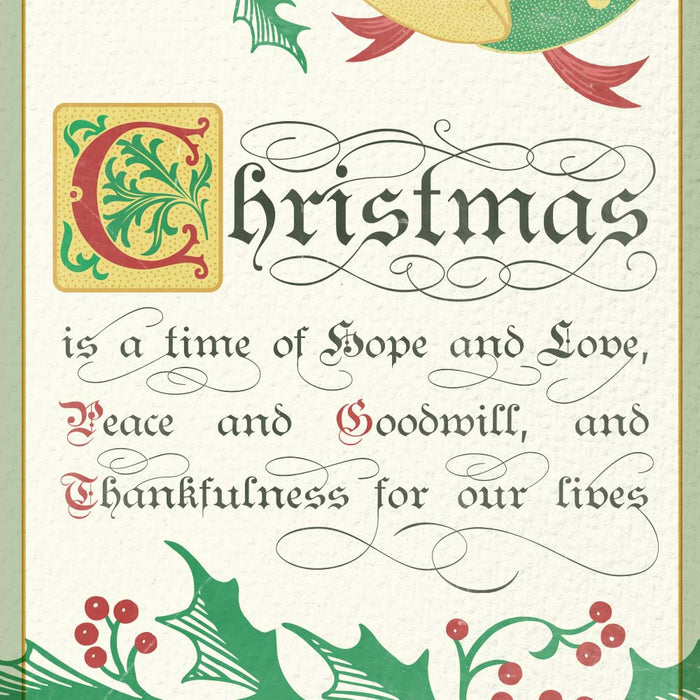 Traditional Merry Christmas Card