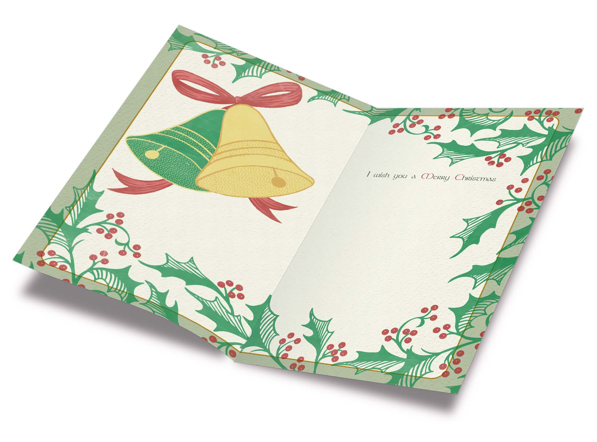 Traditional Merry Christmas Card
