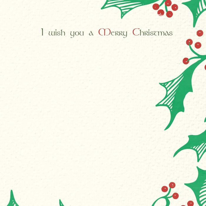 Traditional Merry Christmas Card