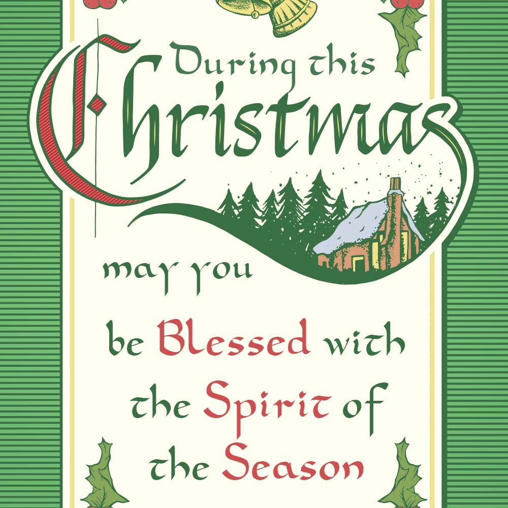 Religious Merry Christmas Card