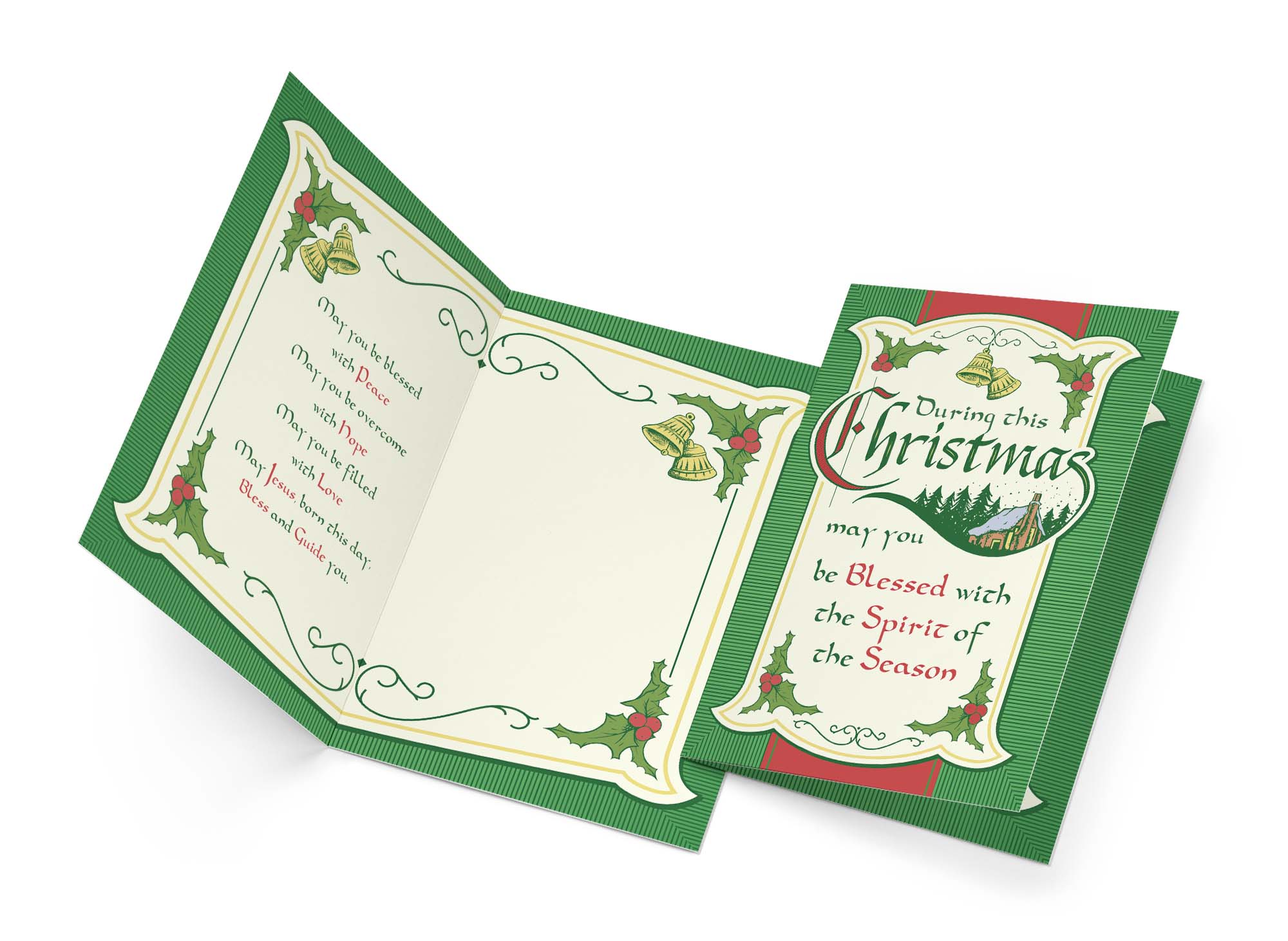 Religious Merry Christmas Card