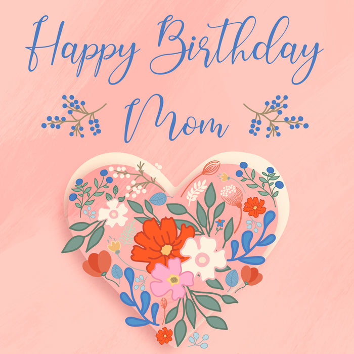 Heartfelt Birthday Card For Mom (Mother)