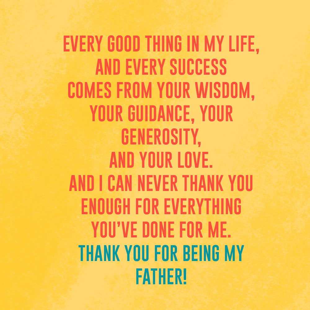 Birthday Card For Dad