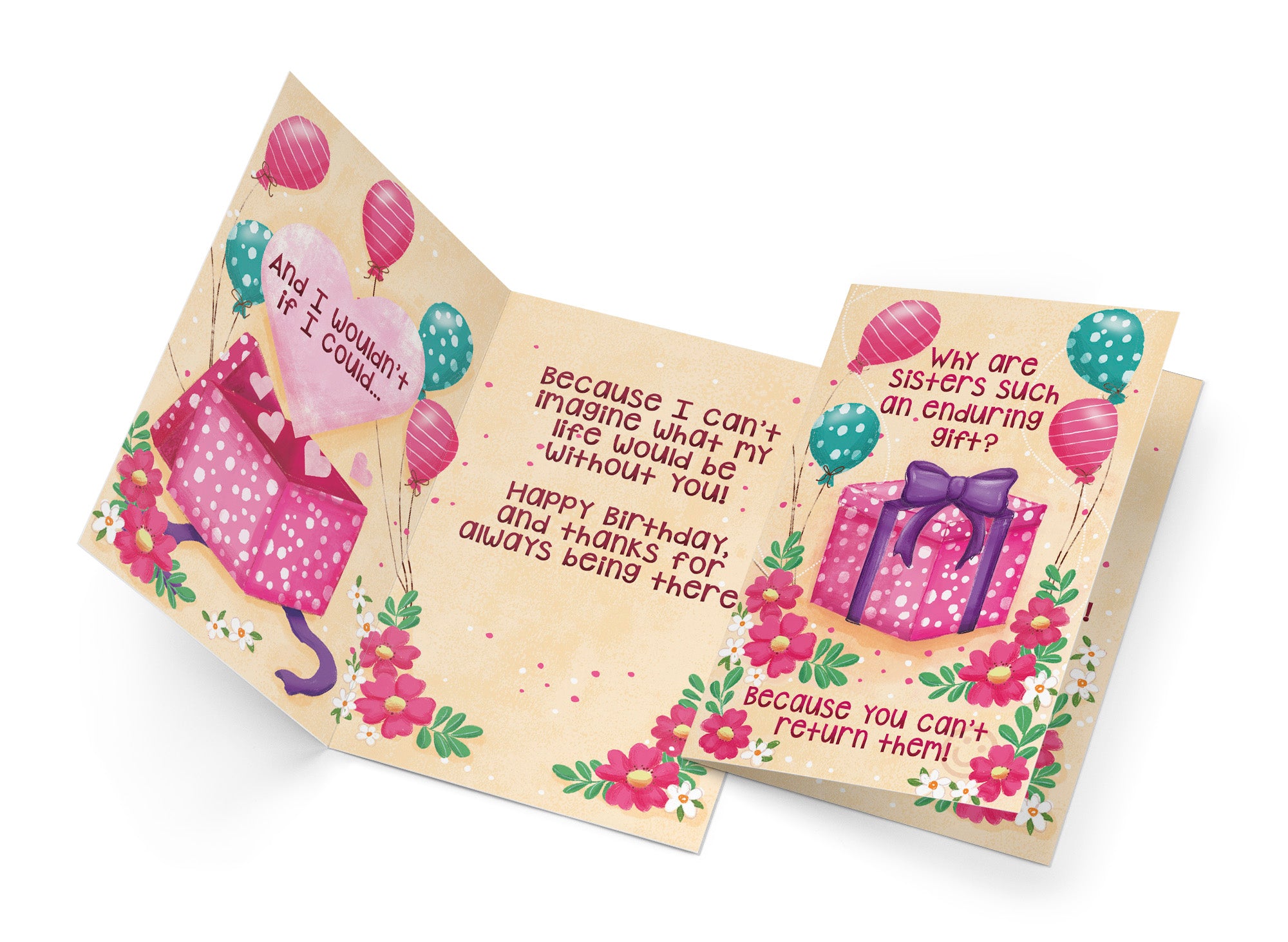 Birthday Card For Sister