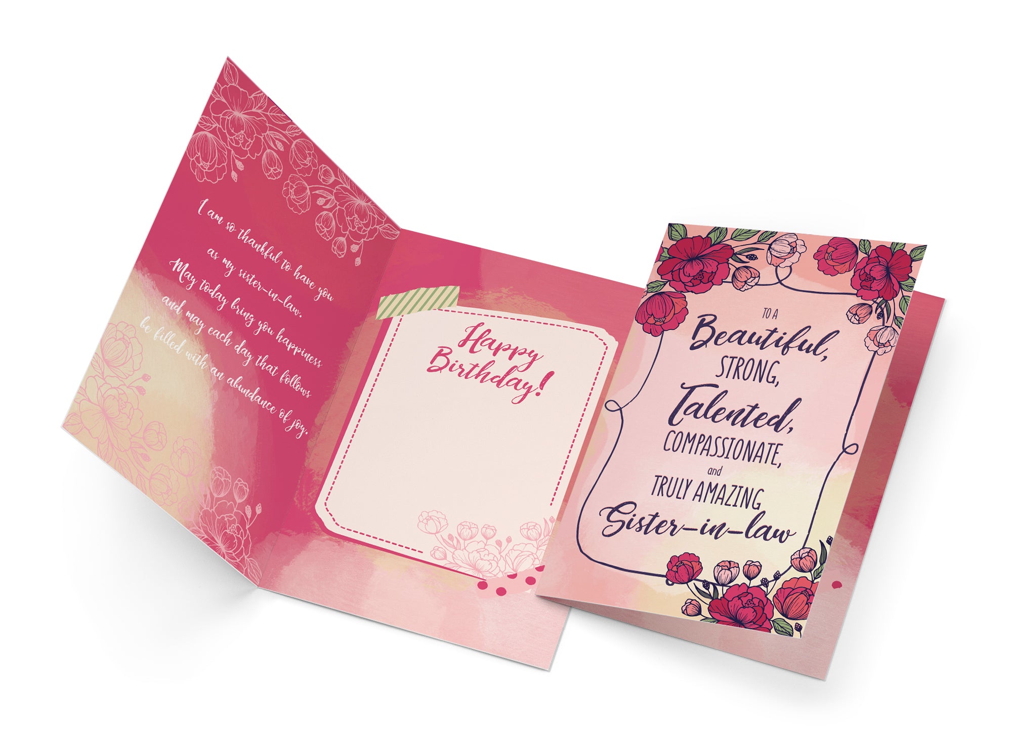 Birthday Card For Sister In Law