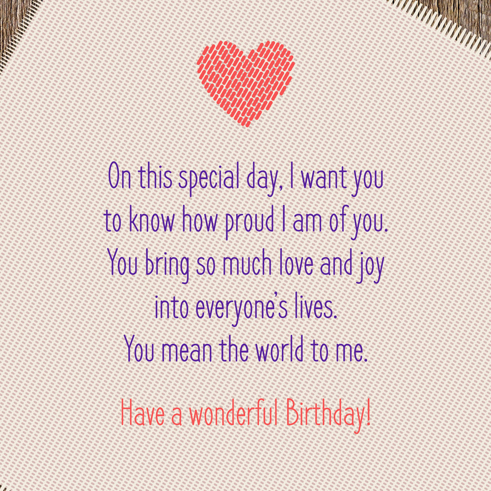 Happy Birthday Card For Daughter