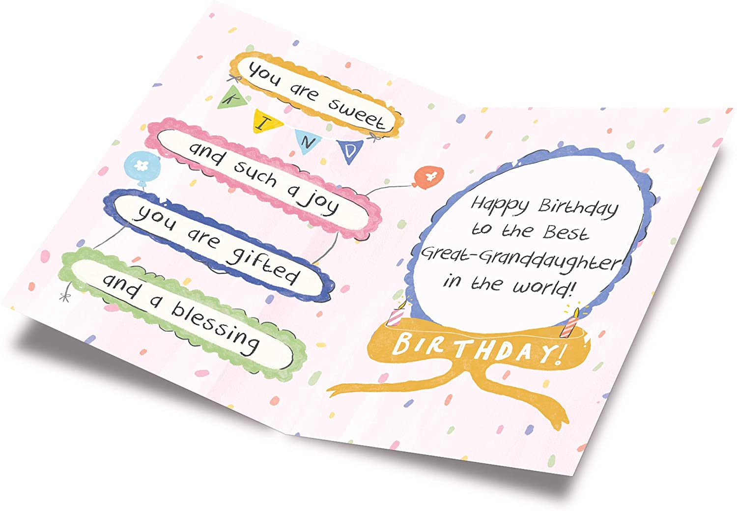 Birthday Card Great Granddaughter