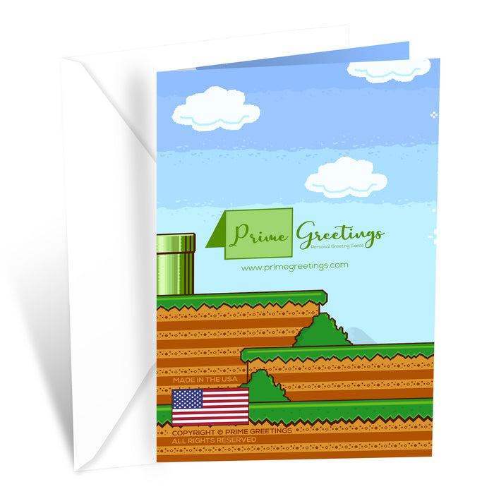 Grandson Birthday Card Video Game Theme