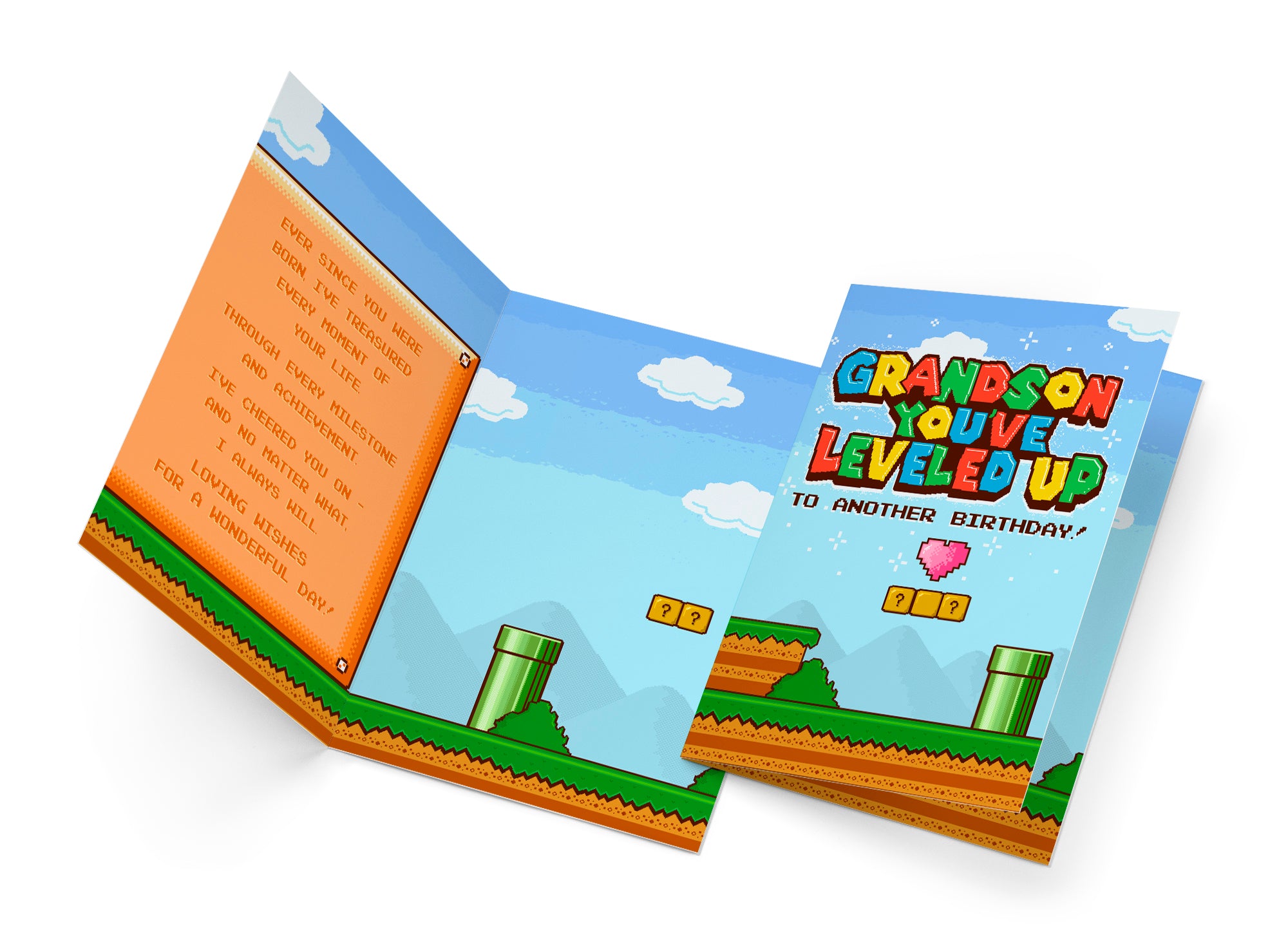 Grandson Birthday Card Video Game Theme