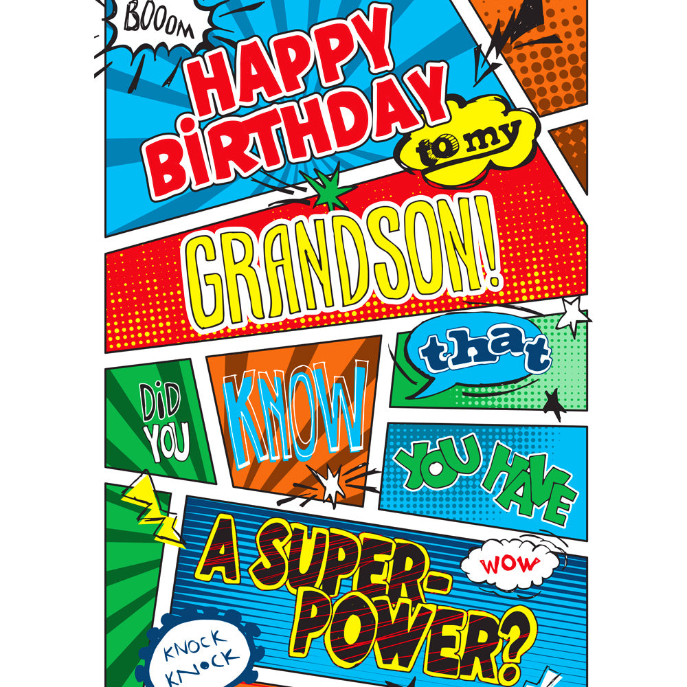 Grandson Birthday Card