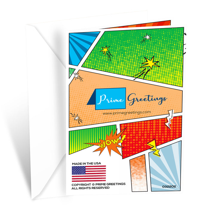 Great Grandson Birthday Card Superhero Theme