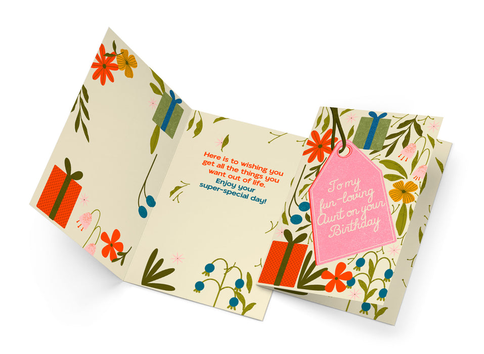 Birthday Card For Aunt