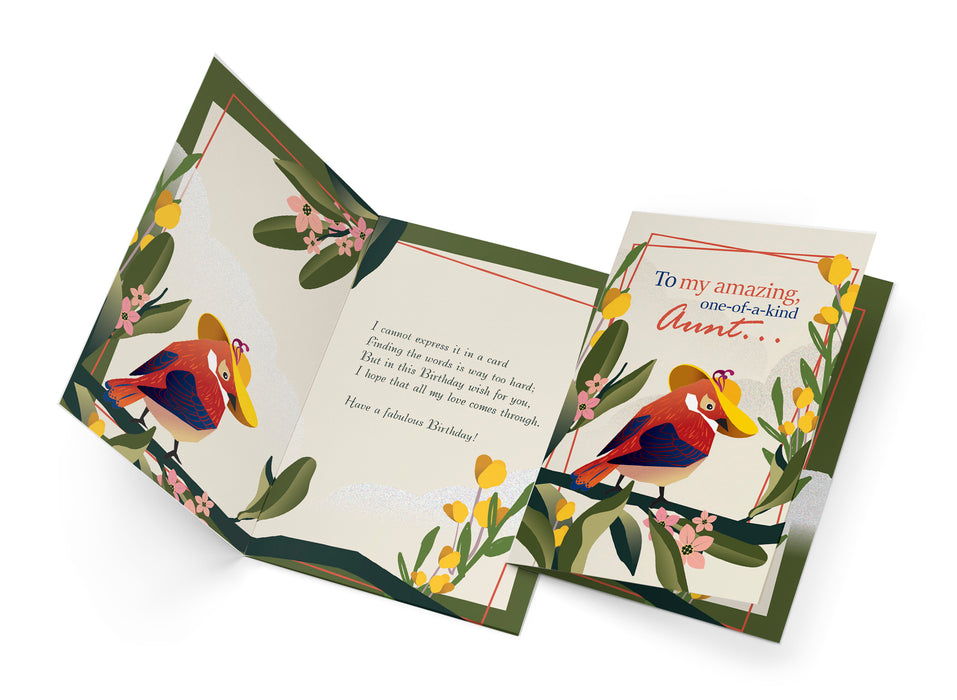 Aunt Birthday Card