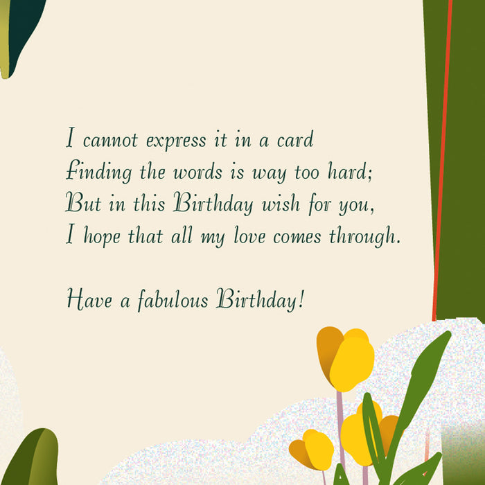 Aunt Birthday Card