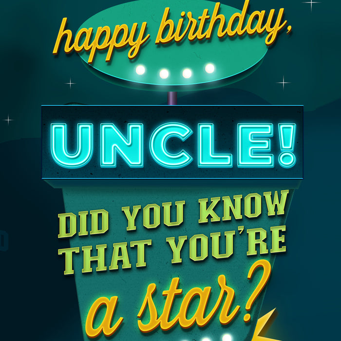 Birthday Card For Uncle