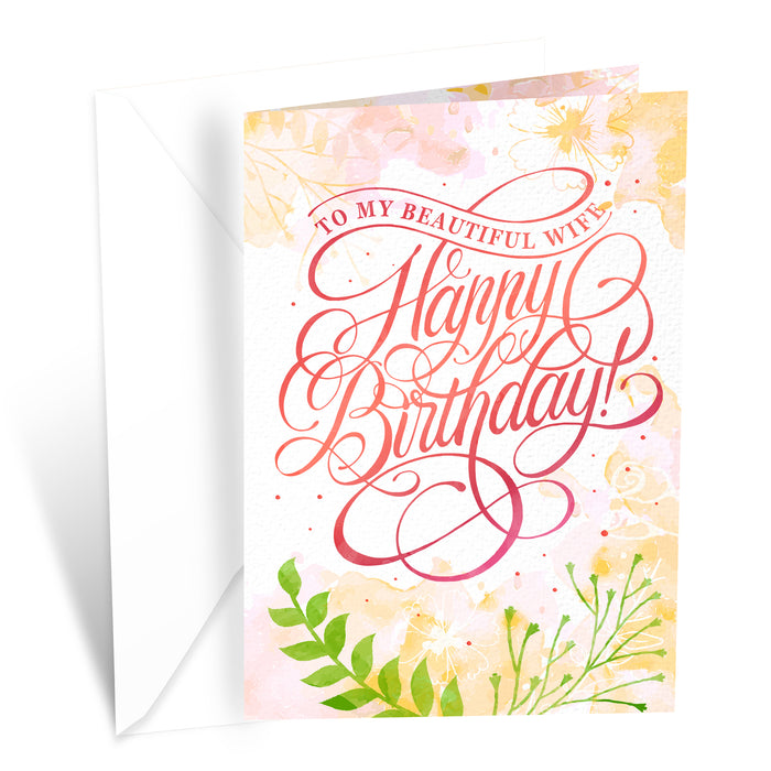Happy Birthday Card For Wife