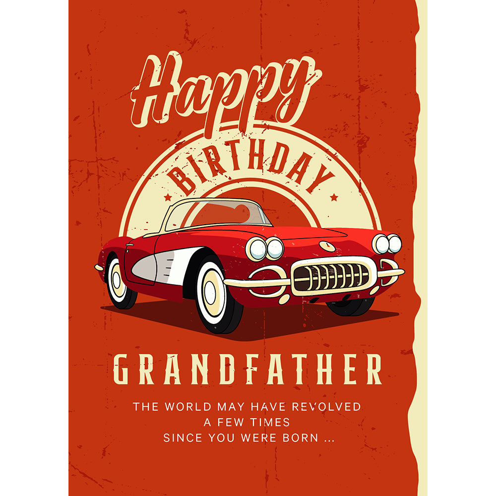 Birthday Card For Grandpa (Grandfather)