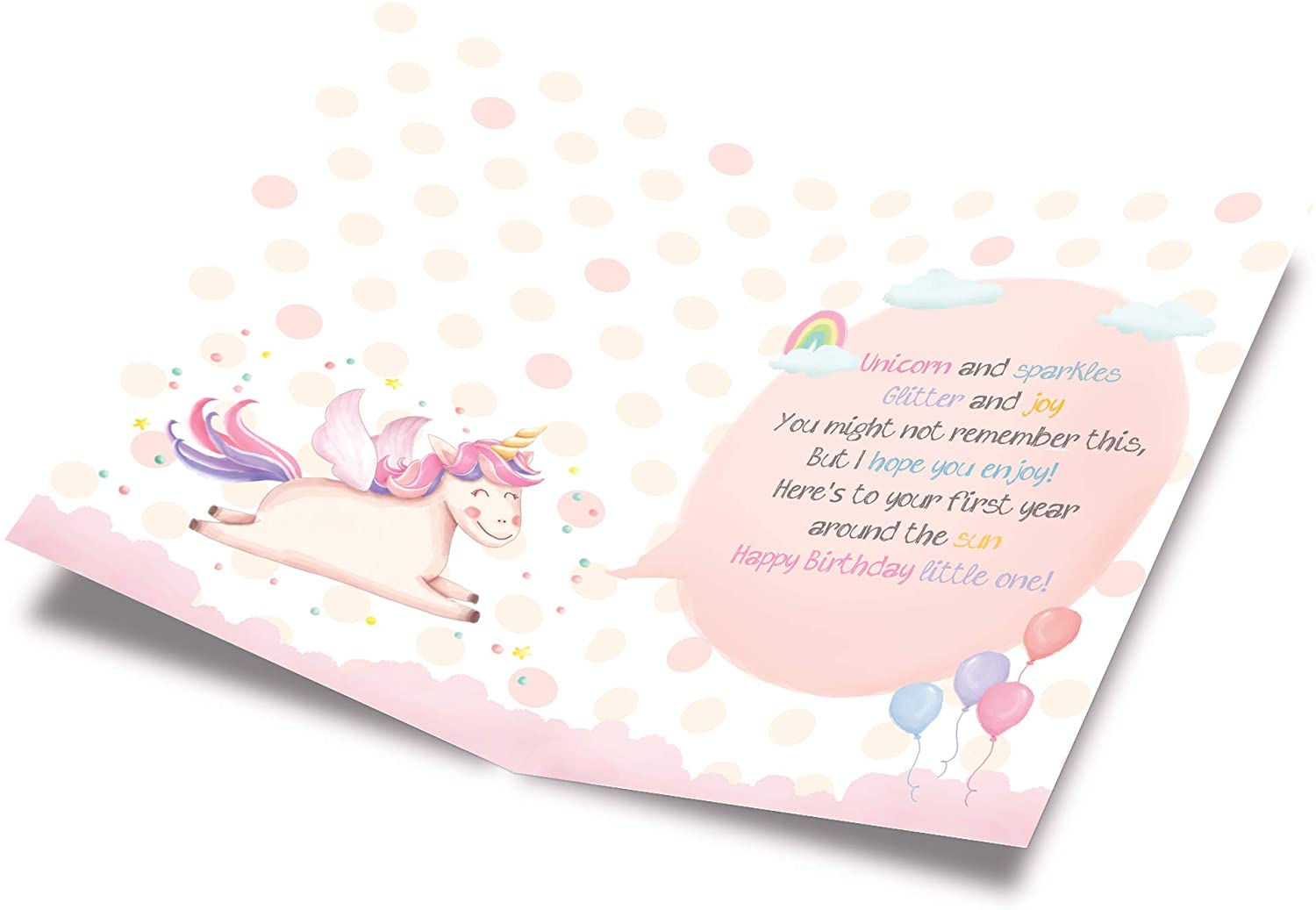 First (1st) Birthday Card