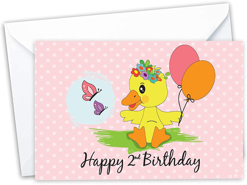 Second (2nd) Birthday Card