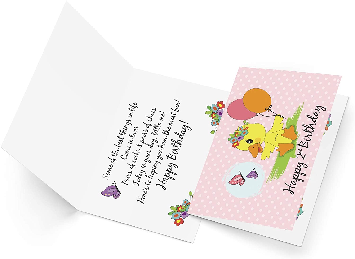 Second (2nd) Birthday Card