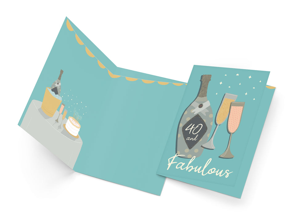 40th Birthday Card