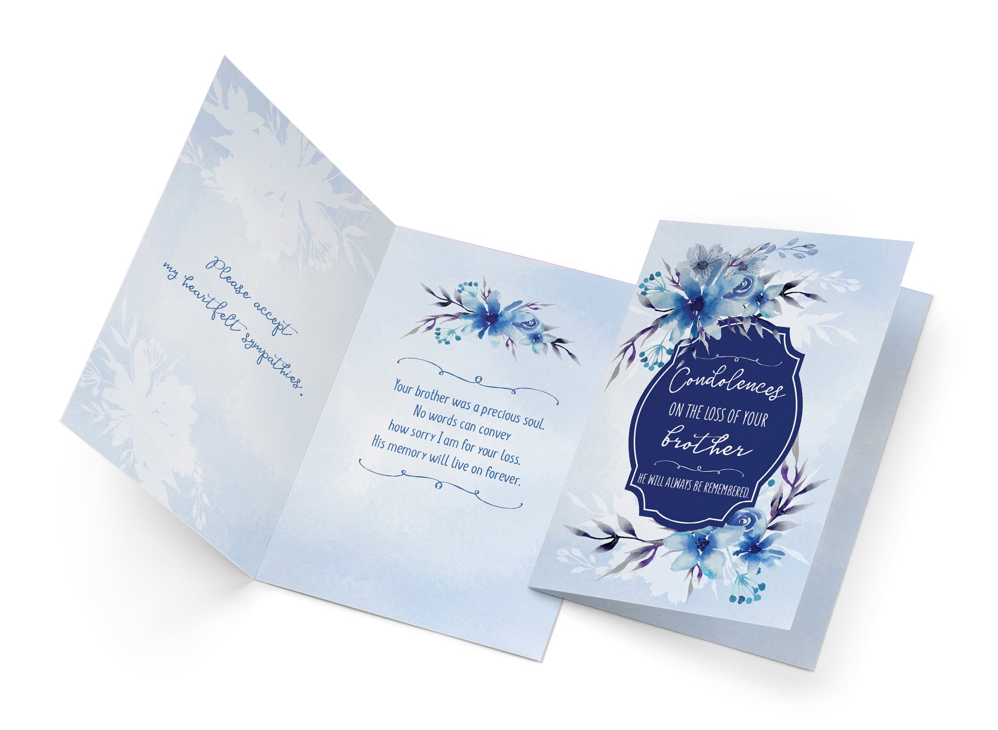 Loss of Brother Sympathy Card