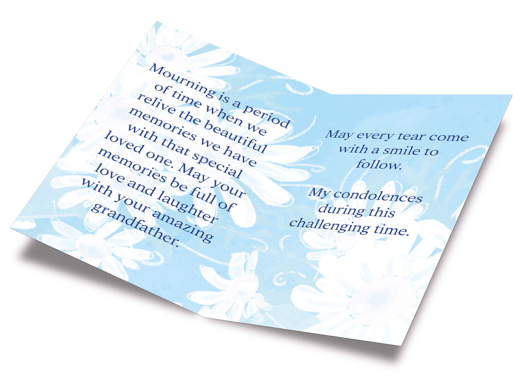 Sympathy Card Loss of Grandpa (Grandfather)