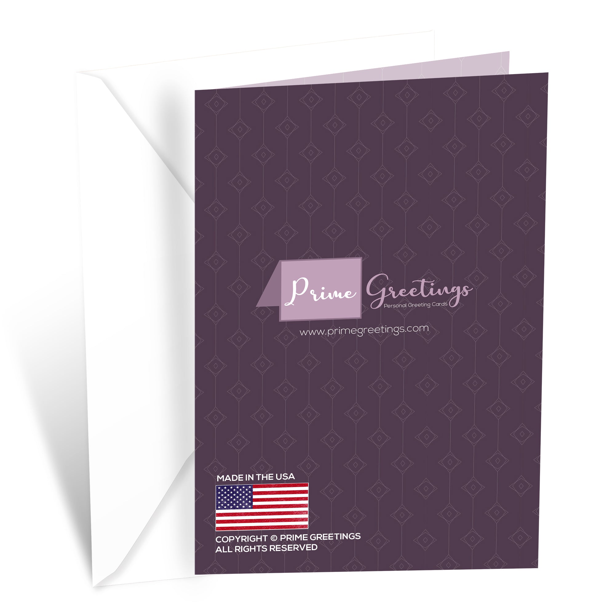 Sympathy Card Purple Flowers