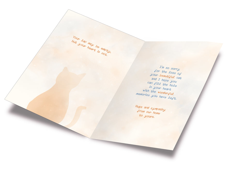 Loss of Cat Sympathy Card