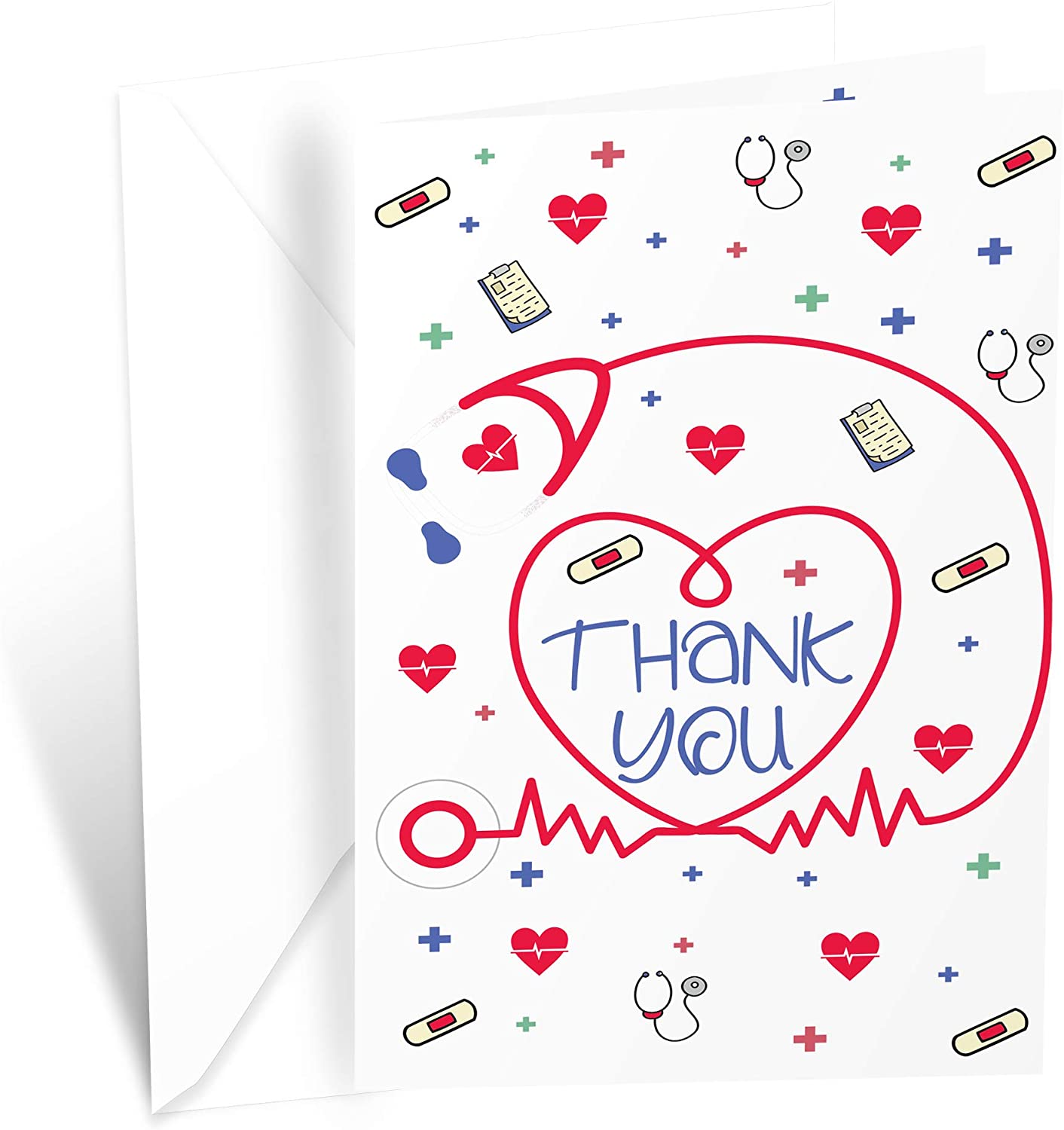 Thank You Card For Healthcare, Nurse, Doctor