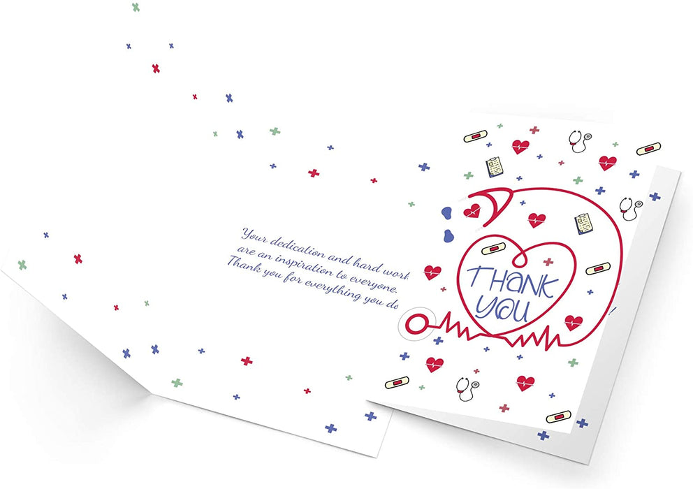 Thank You Card For Healthcare, Nurse, Doctor