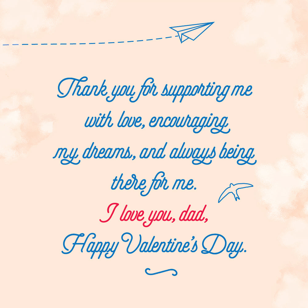 Dad Valentine's Day Card