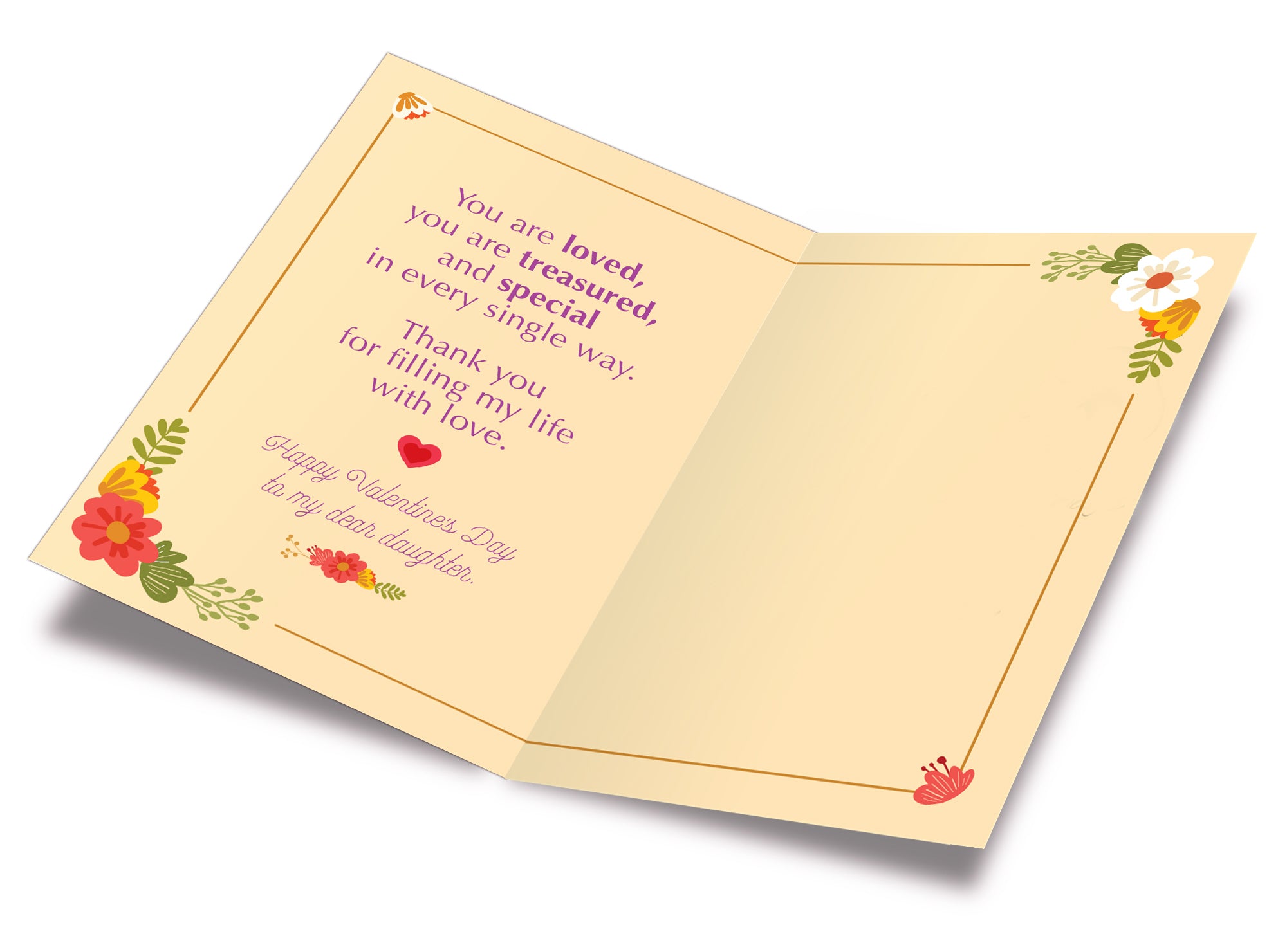 Daughter Valentine's Day Card