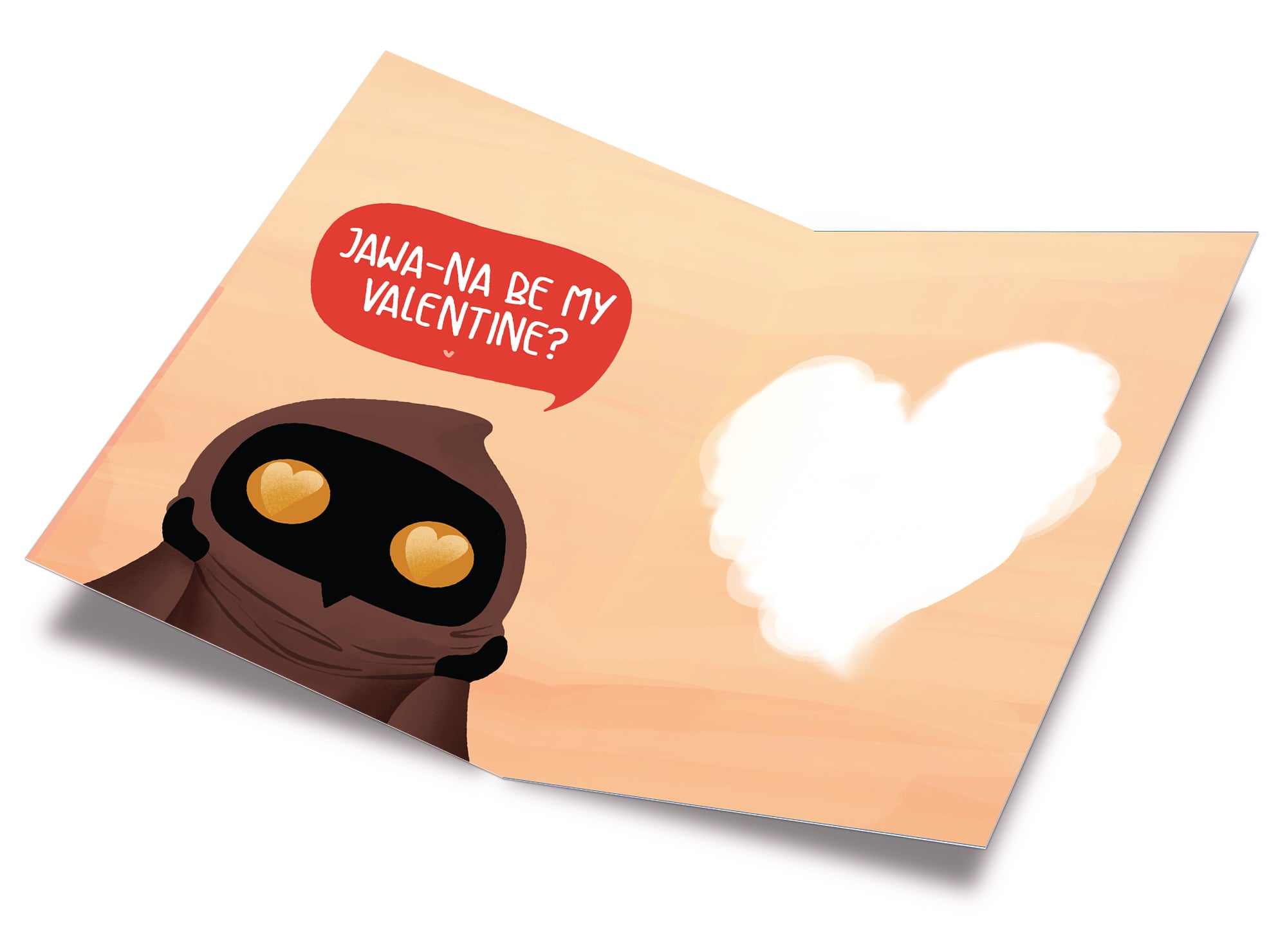 Funny Yoda Pun Valentine's Day Card