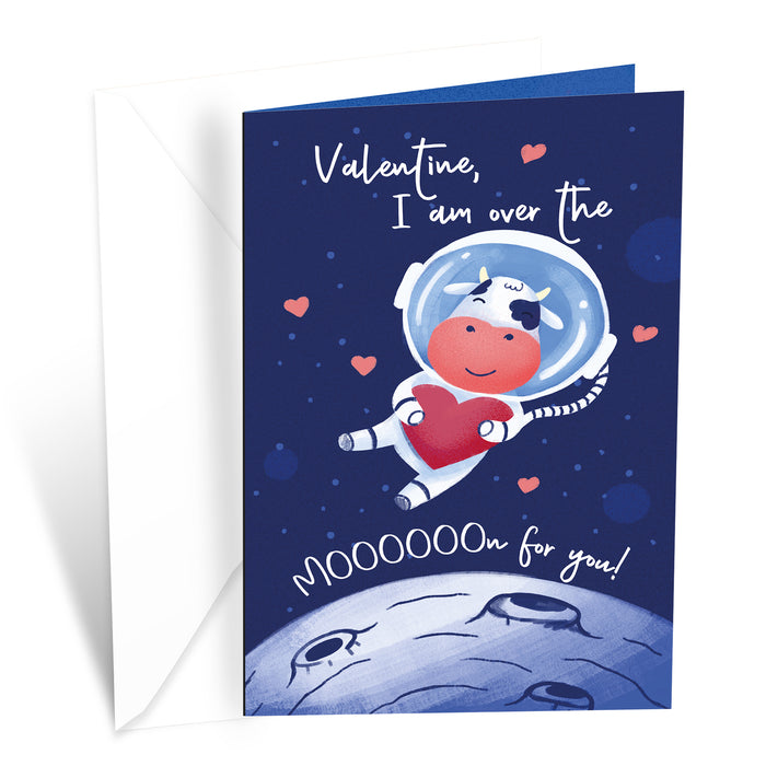 Funny Pun Cow Valentine's Day Card