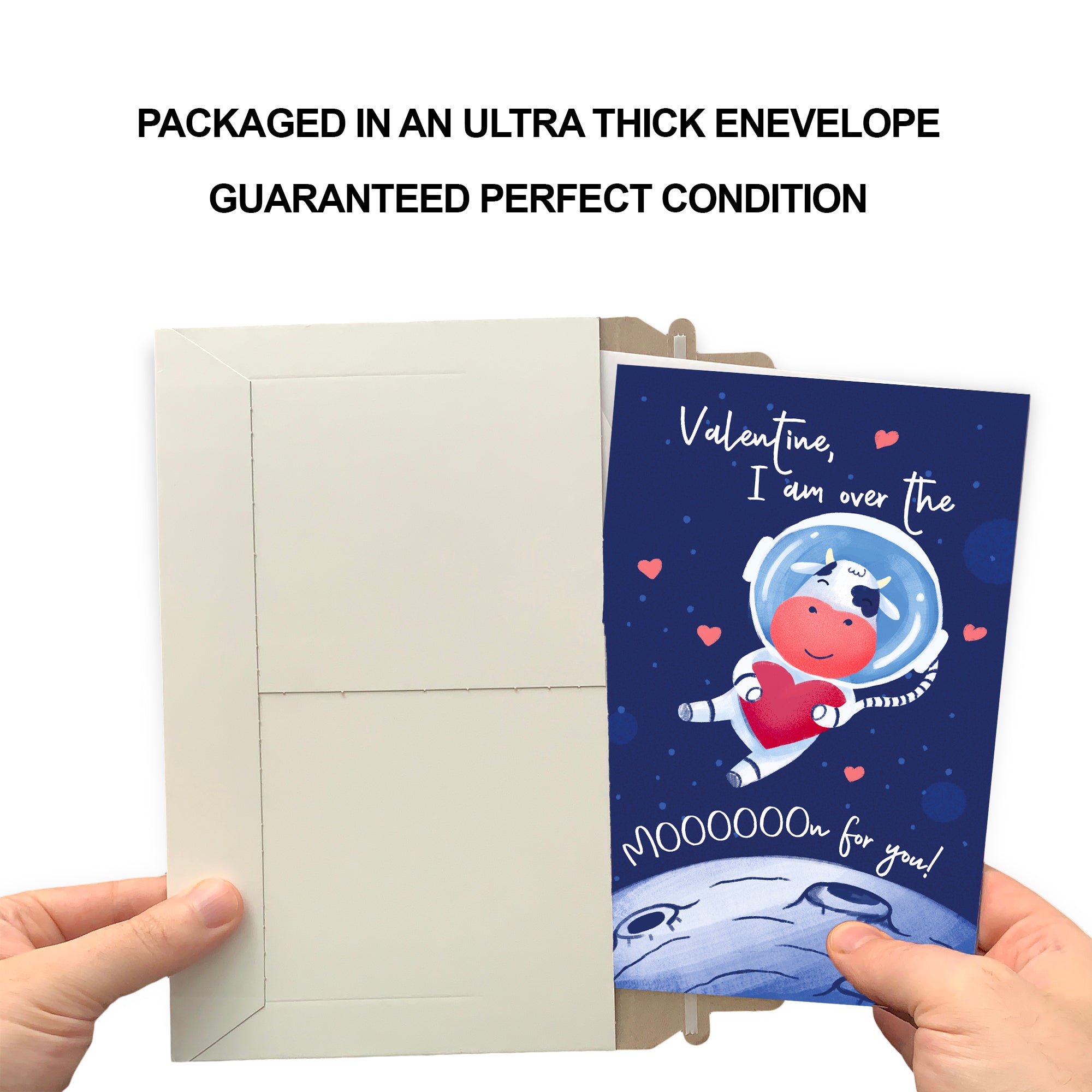 Funny Pun Cow Valentine's Day Card