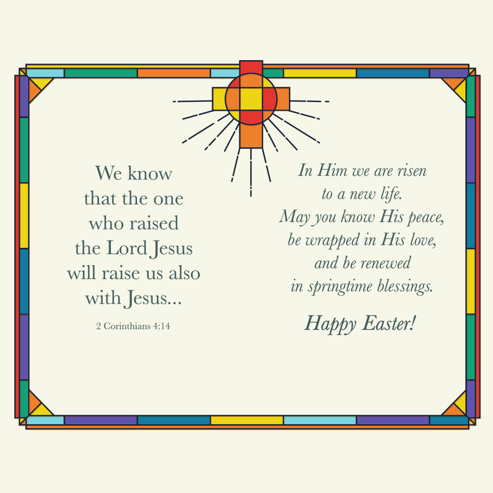 6 Pack Religious Easter Card