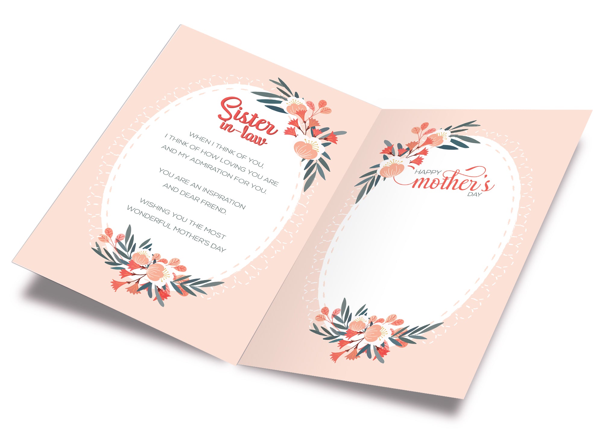 Sister In Law Mother's Day Card