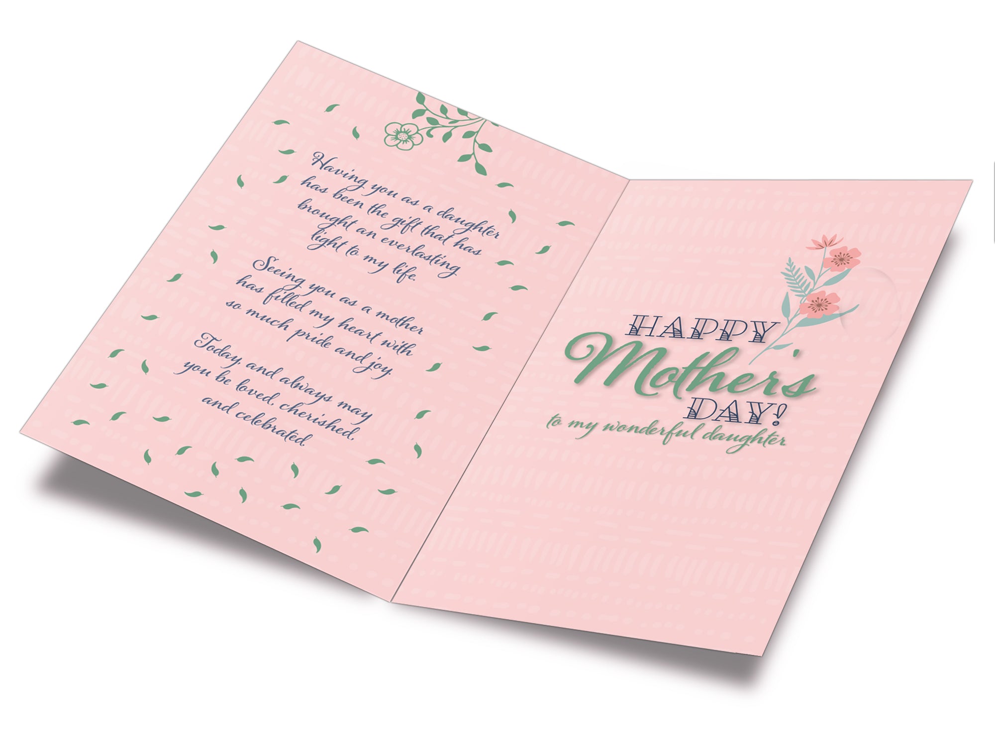 Mother's Day Card For Daughter