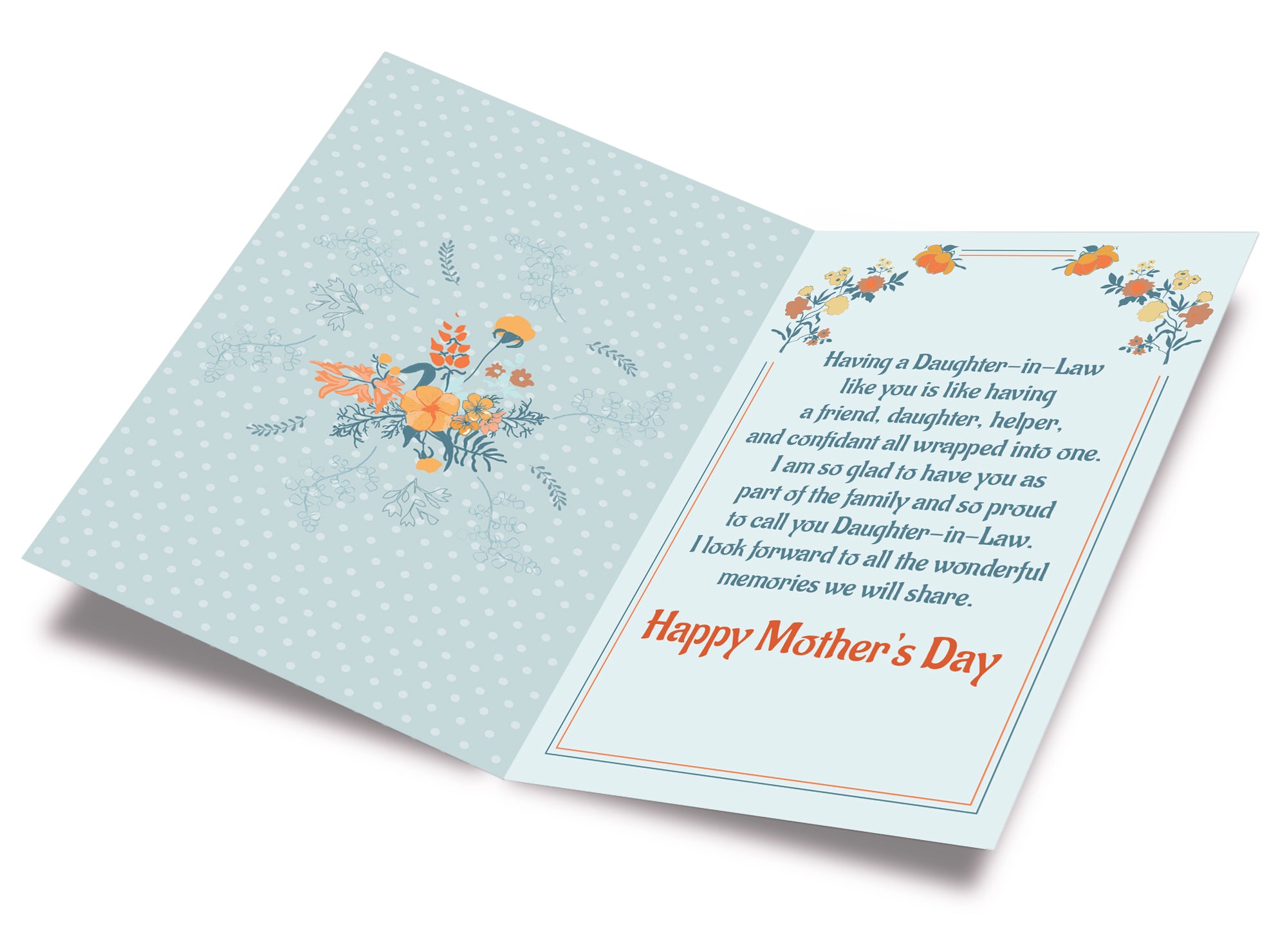 Mother's Day Card For Daughter-In-Law
