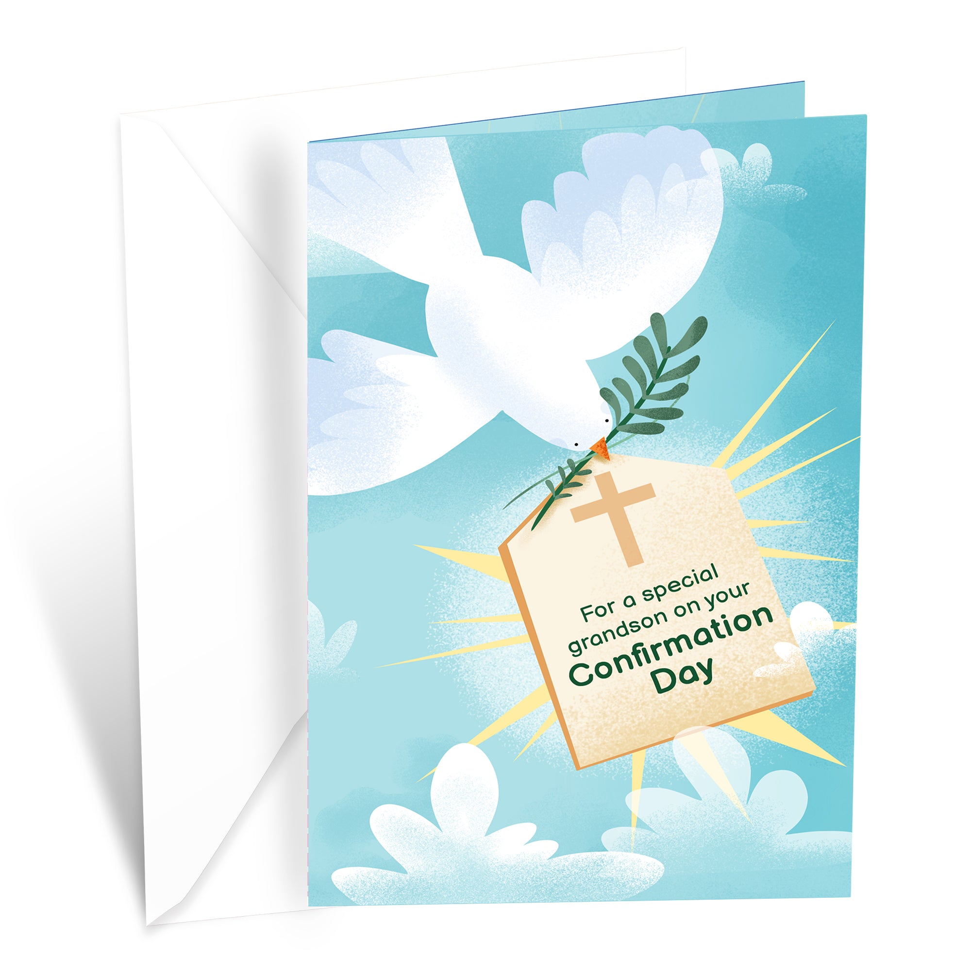 Grandson Confirmation Card