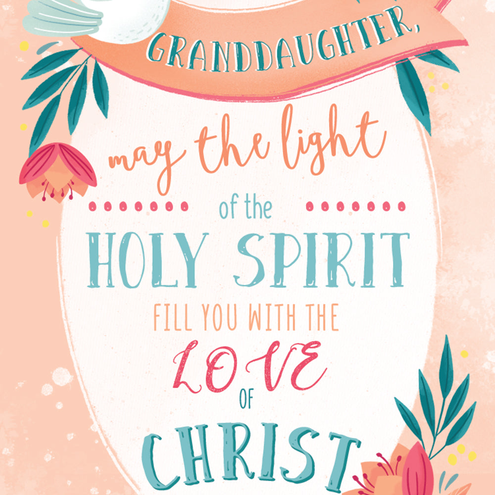 Granddaughter Confirmation Card