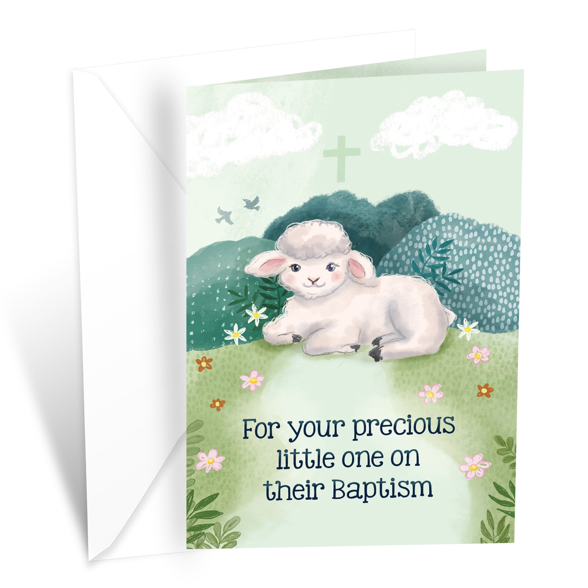 Baby Baptism Greeting Card