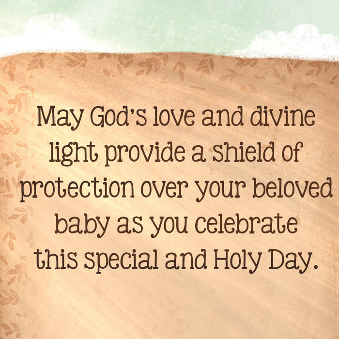 Baby Baptism Greeting Card