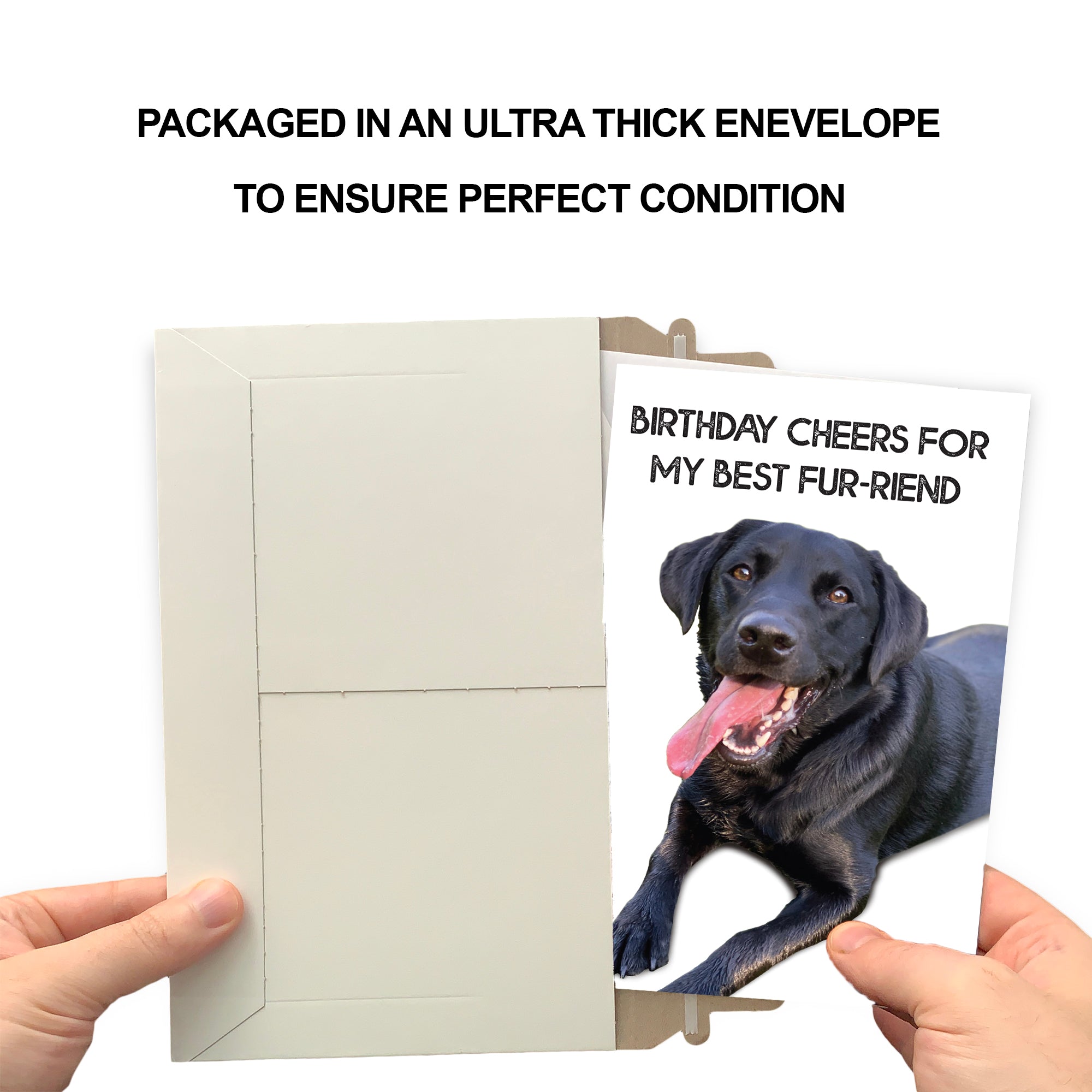 Funny Dog Birthday Card Pun With Labrador Retriever