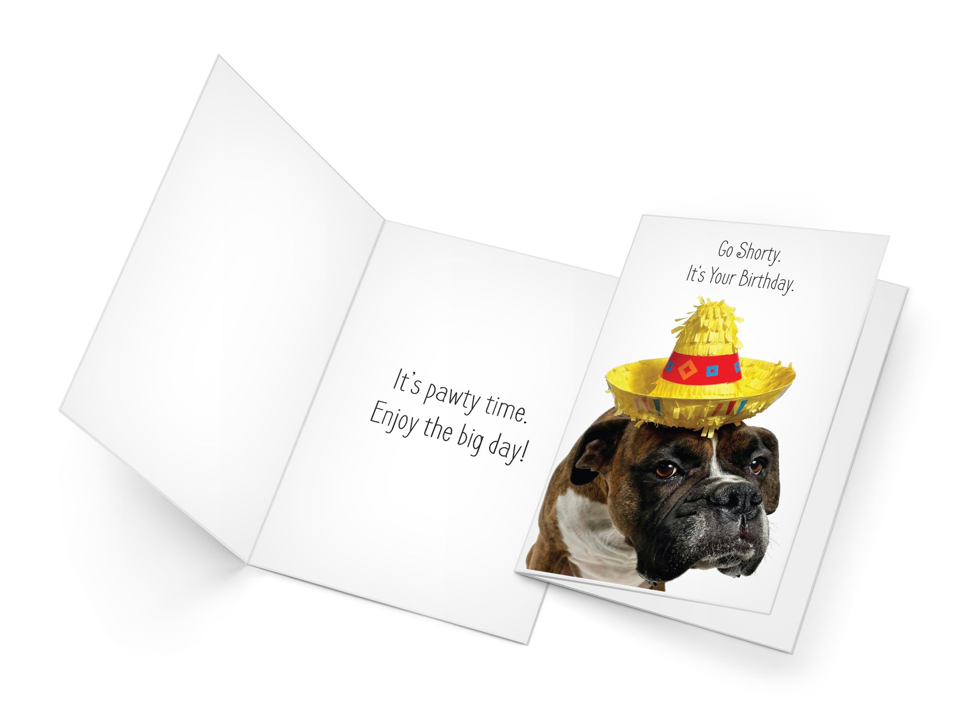 Funny Dog Birthday Card Pun With Boxer